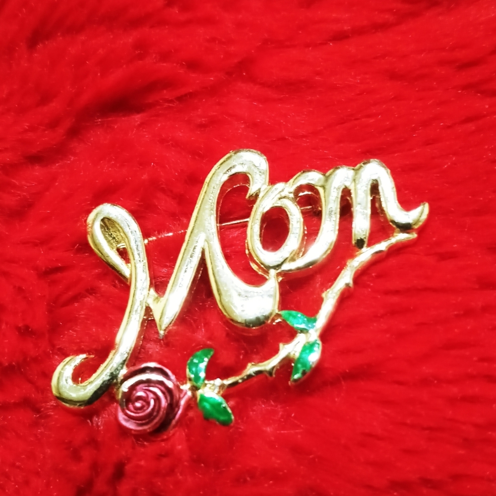 Vintage Mom Brooch